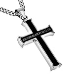 Black Iron Cross Necklace