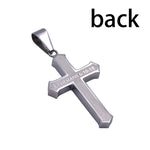 Inlay Cross Necklace