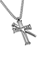 Established Silver Cross Necklace