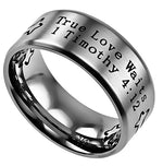 Silver Neo Ring - True Love Waits